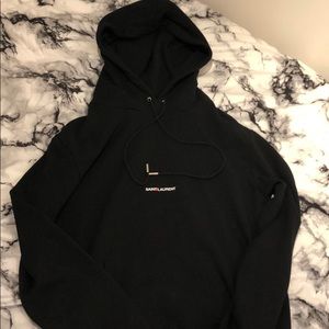 Saint Laurent black hoodie L